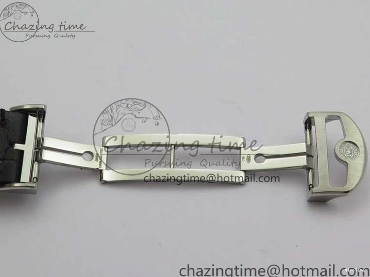 MIROTIME 0112 TimelessDesign Portuguese IW358304 ZF 1:1 Best Edition SS Blue Dial on Leather Strap A 7078